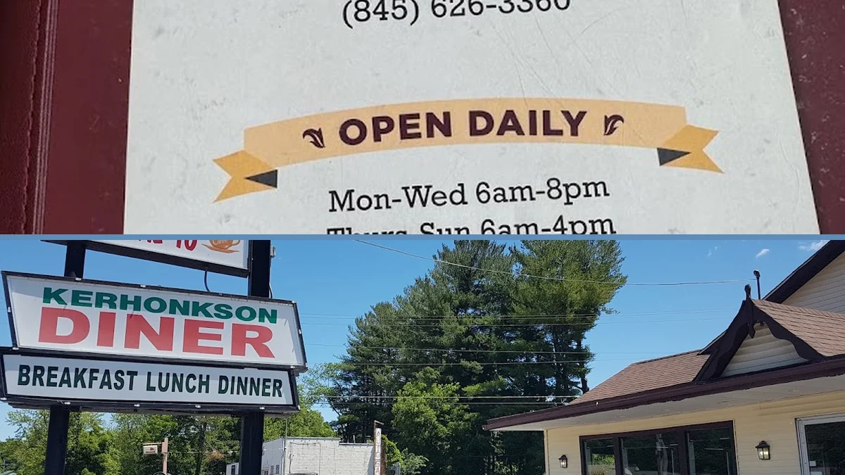Classic diner booths and counter seating.
