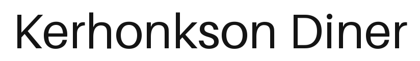 Kerhonkson Diner